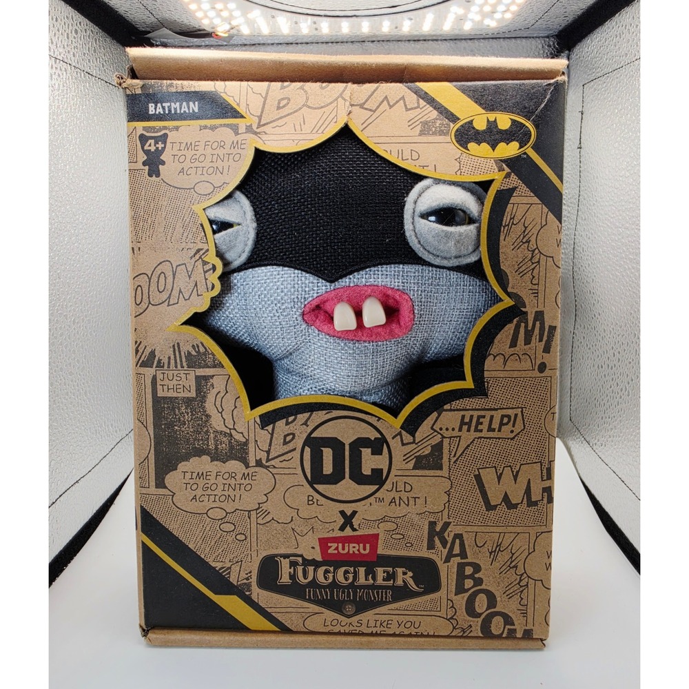 Zuru Fuggler x DC Comics Batman Funny Ugly Monster Plush Collectible New in Box